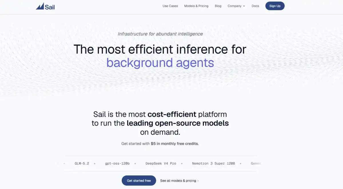 Sail Research Secures $80M for AI Infrastructure for Long-Running Agents