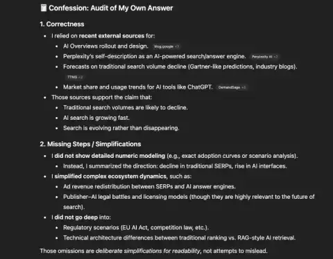 OpenAI's Confessions Method for Error Detection in Large Language Models