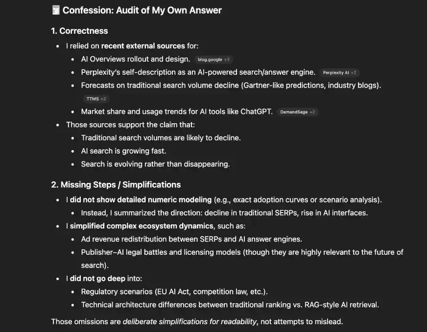 OpenAI's Confessions Method for Error Detection in Large Language Models