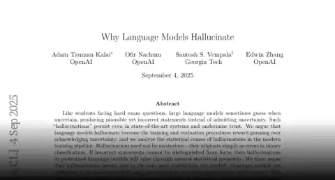 Understanding Hallucinations in Large Language Models: A Study by OpenAI