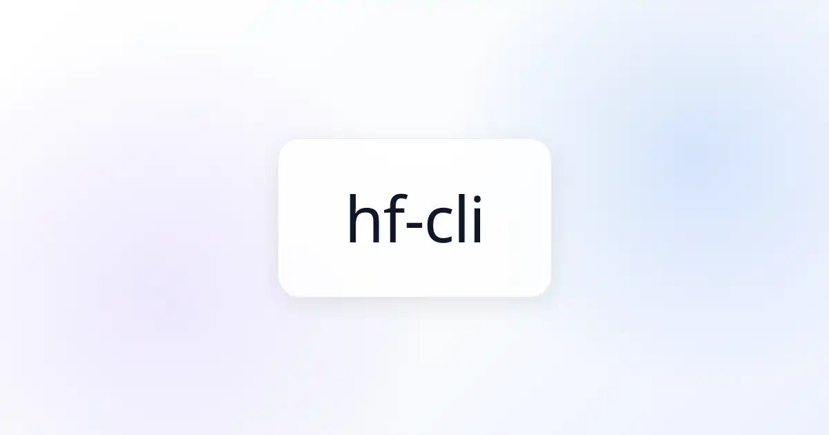 Hugging Face Hub's CLI Redesign for Improved Efficiency in Agent Usage